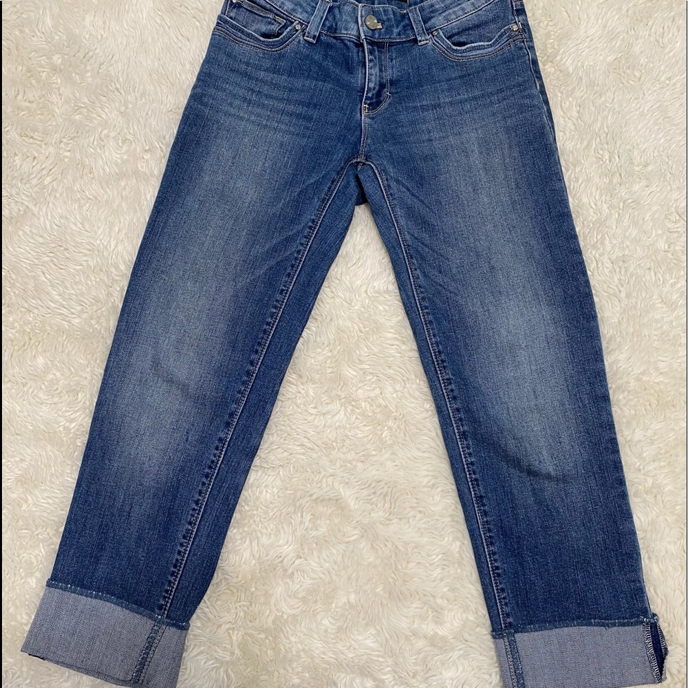White House Black Market High-Rise Crop Jeans